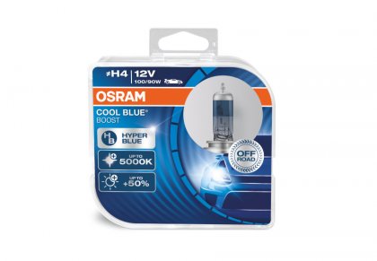 Žárovka H4 OSRAM COOL BLUE BOOST 62193CBB-HCB