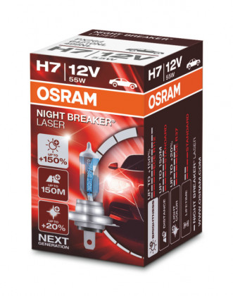 Žárovka H7 Osram NIGHT BREAKER Laser +150 1ks