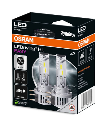 Žárovka, LED H15 12V 3.8W/16.5W OSRAM 64176DWESY-2HB