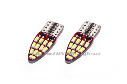 Žárovka LED VERTEX CANBUS 24SMD 3014 T10e (W5W) white 12V (2ks)