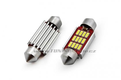 Žárovka LED VERTEX sufit CANBUS 12SMD 4014 39mm white 12V/24V (2ks)