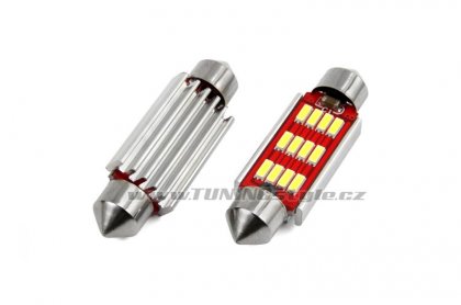 Žárovka LED VERTEX sufit CANBUS 12SMD 4014 41mm white 12V/24V (2ks)