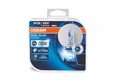 Žárovka Osram COOL BLUE Intense H15 12V/35W DUO