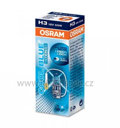 Žárovka Osram COOL BLUE Intense H3 12V/55W