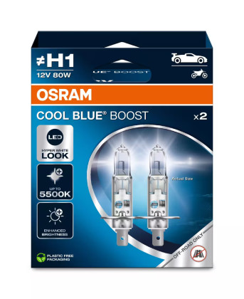 Žárovka Osram H1, Cool Blue Boost 62150CBB-2HB
