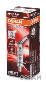 Žárovka Osram H1, Night Breaker Laser Next Gen. 64150NL