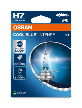 Žárovka Osram H7 12V 55W COOL BLUE INTENSE 5000K (1ks)