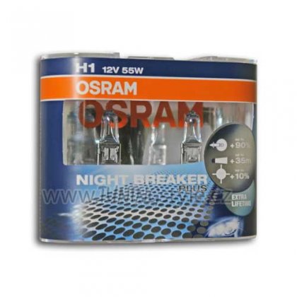 Žárovka Osram Night Breaker Plus H1 12V/55W DUO