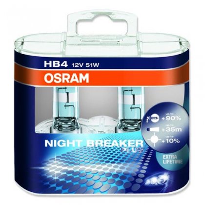 Žárovka Osram Night Breaker Plus, HB4 12V/55W DUO