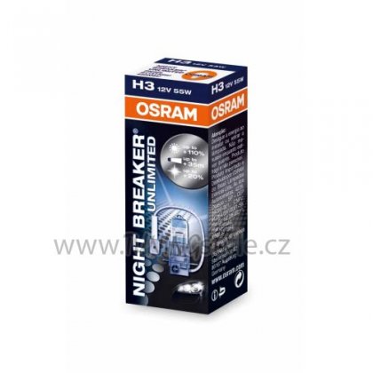 Žárovka Osram Night Breaker Unlimited 64151NBU H3 12V 55W