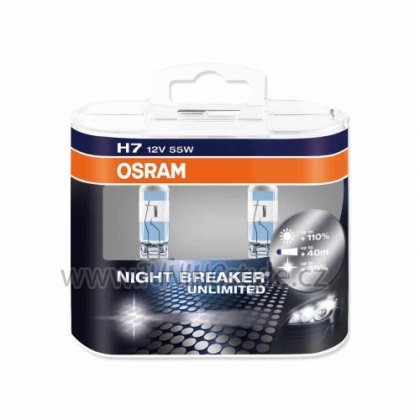 Žárovka Osram Night Breaker Unlimited 64210NBU H7 12V 55W DUO