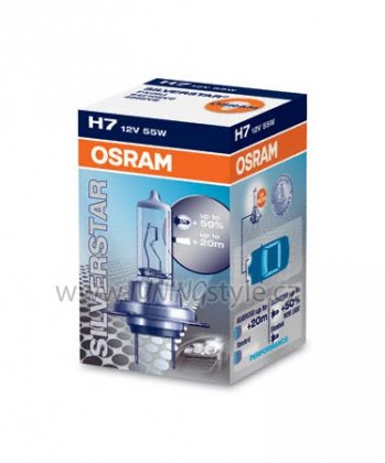 Žárovka Osram SILVERSTAR, H7 12V/55W