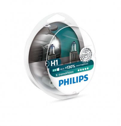 Žárovka Philips H1 Philips X-Treme Vision 12V 60/55W 12258XV+S2