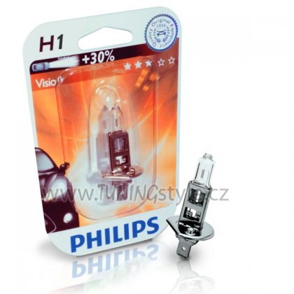 Žárovka Philips H1 Vision Premium 12258PRB1