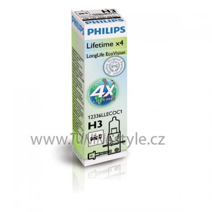 Žárovka Philips H3 LongLife EcoVision