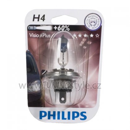 Žárovka Philips H4 Vision Plus 12342VPB1