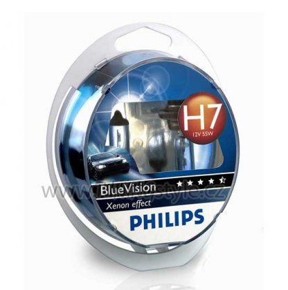 Žárovka Philips H7 Blue Vision Xenon effect H7 55W 12V