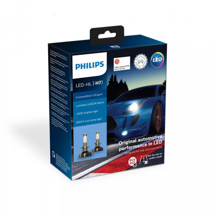 Žárovka PHILIPS H7 LED X-TREMEULTINON GEN2 +250% 5800K 12V 21W PX26D