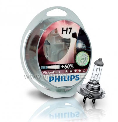 Žárovka Philips H7 Vision Plus 12972VPS2
