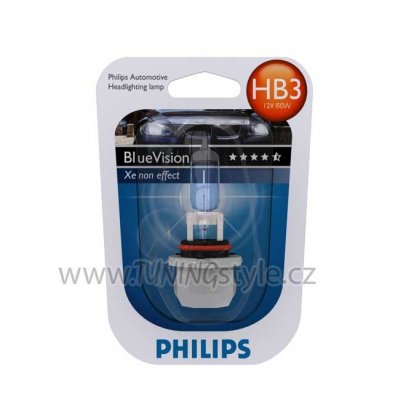 Žárovka Philips HB3 Blue Vision Xenon effect 12V 60W