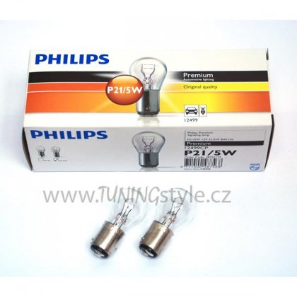 Žárovka Philips Visio Premium P21/5W 12499CP