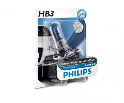 Žárovka Philips White Vision 1ks 9005WHVB1 HB3 12V 60W