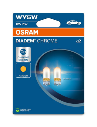 Žárovka WY5W 12V W2.1X9.5D DIADEM CHROME