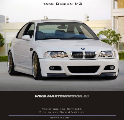 Zderzak Przedni BMW 3 E46 Coupe & Cabrio < M3 Look >