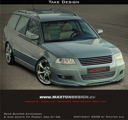 Zderzak Przedni Spoiler VW Passat B5 3BG 01-06