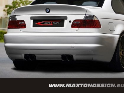 Zderzak Tylny BMW 3 E46 4D Saloon < M3 Look > Version Fitting To M3 Exhaust