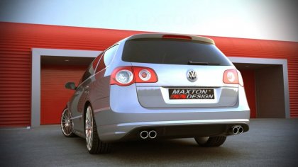 Zderzak Tylny Spoiler VW Passat B6 ( R-Line Look ) 2 Wydechy