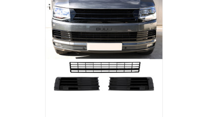 Zderzak Volkswagen T6 Transporter Listwy Gloss Black