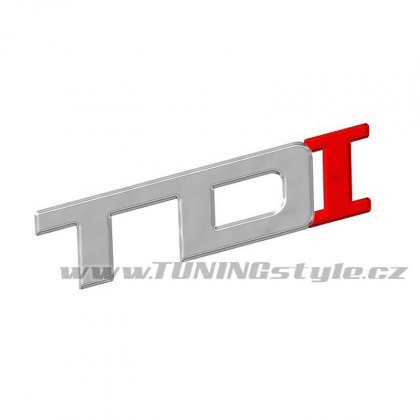 Znak TDI samolepící PLASTIC