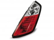 Zadní světla LED Fiat Grande Punto 05+ červená/chrom