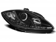 Přední světla s LED denními světly Seat Leon/Altea/Toledo 1P 09-13 černá