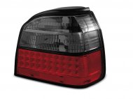 Zadní světla LED VW GOLF 3 červená/chrom krystal tmavé