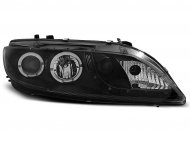 Přední světla Angel Eyes s LED Mazda 6 černá