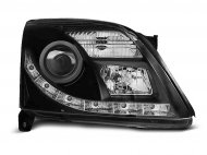 Přední světla s denními světly RL pro xenon D2S Opel Vectra C 02-05 černá