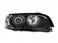 Přední světla angel eyes CCFL BMW E46 Coupe/Cabrio 99-01 černé