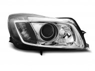 Přední světla čirá s LED denními světly Opel Insignia 08-12 chrom