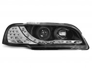 Přední světla Devil Eyes Volvo S40/V40 96-00 černá LED blinkr