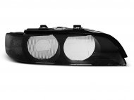 Přední světla BMW E39 95-00 xenon D2S kryty světel, náhradní sklo, černá/kouřová