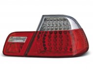 Zadní světla LED BMW E46 Coupe 99-03 červená / chrom