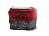 Zadní světla LED VW T4 červená/chrom krystal tmavé