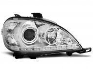Přední světla Devil Eyes s LED Mercedes Benz W163 M 02-04 chrom
