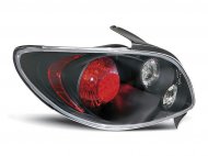 Zadní světla Peugeot 206 - černá