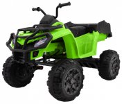 Elektrická čtyřkolka All-terrain Quad vehicle 4 x 4 zelená