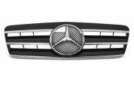 Sportovní maska Mercedes-Benz CLK C208 97-02 CL LOOK chrom/černá