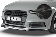 Spoiler pod přední nárazník CSR CUP pro Audi A4/S4 B9 (8W) S-Line 15-18 černý lesklý