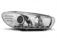 Přední světla s denními světly VW Scirocco 3 08- chrom RL